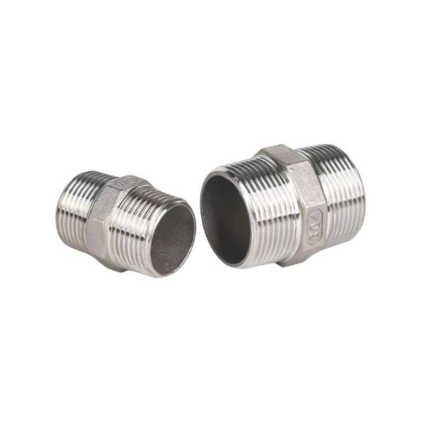 Quality Pipe Connection DN8-DN100 Casting Pipe Fitting Nipple 3/4" with Thread on Both Ends for sale