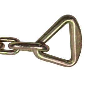 Load Lifting G70 2" 3/8" 10000 Lbs Chain With Delta Ring And Grab Hook Test Load