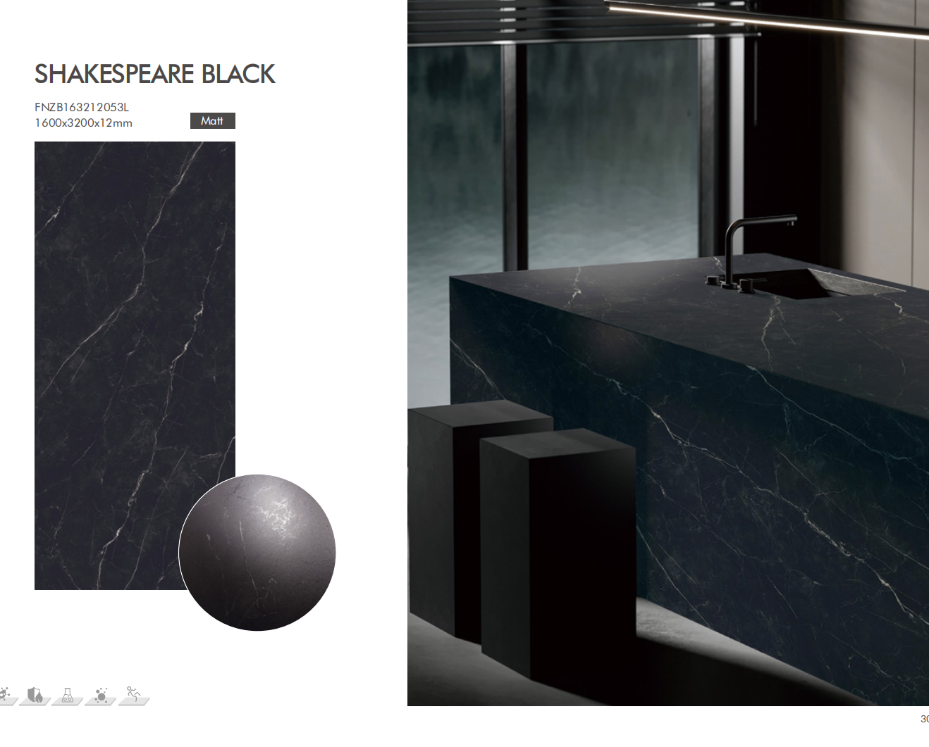 Residential/Commercial Glazed Porcelain Tile with Durable PEI Rating 4 Finish