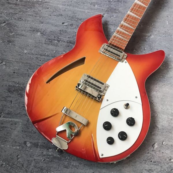 12-strings 360 electric guitar, with two outputs, lacquered sheen on the mahogany fingerboard