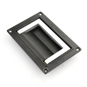 Electrical Cabinet Door Pull Handles Zinc Die Casting Material Spray Coating