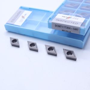 DCMT11 Positive CNC Turning Inserts with 5MT Semi-Finish Chipbreakers, Cermet