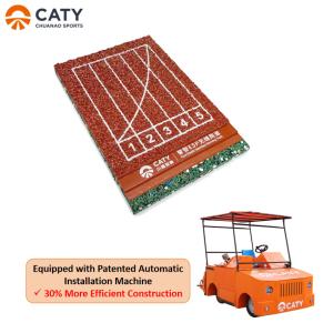 UV Resistant Playground Track Installation Shockproof Playground Track