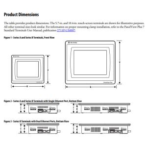 Allen Bradley PanelView Plus 7 Standard 2711P-T10C21D8S-B HMI touch screen New