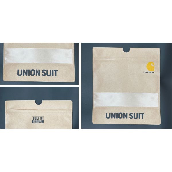 Quality Degradable Paper Plastic Composite Bag Recyclable Printing Patterns for sale