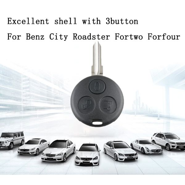 3 Buttons Smart Remote Car Key Replacement shell cover