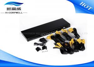 China Desktop Control 8 Port KVM Switch VGA USB Type A Female With Audio Multi Function on sale