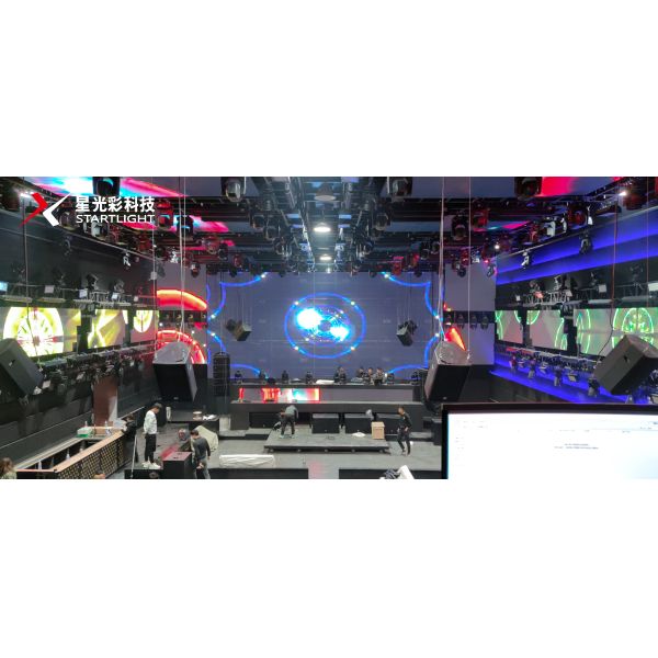 640X640mm super slim SMD2121 P5 full color night Bar DJ LED Screen 300w/m2