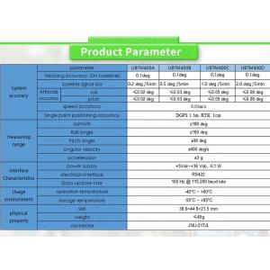 Stable Attitude UNIVOU UBTM400 Navigation Inertial System with FOG Gyro and