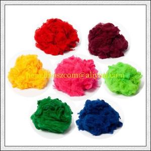 Recycled PSF Polyester Yarn Raw Material 76mm Good Crimp Shaping