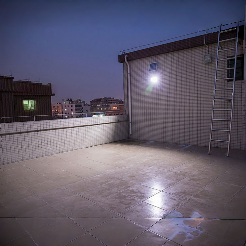 Smart LED Solar Floodlight With Motion Sensor Dusk To Dawn For Garden Lighting