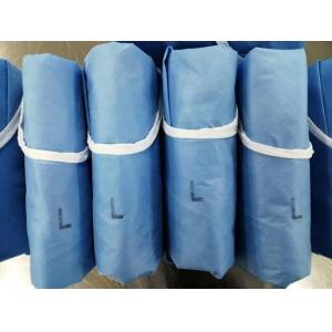 China AAMI Level 4 Disposable Operating Gowns / Patient Surgical Gowns Bloodproof on sale