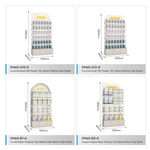 Maternity Store Design Display Rack Arc-shaped Toys High Cabinet for Baby Shop