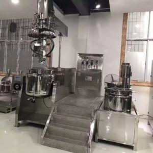 Stable 7.5KW Vacuum Emulsifier Homogenizer Mixer For Cosmetics
