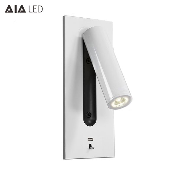 Modern flexible LED reading light/indoor led headboard wall light bedside wall light for hotel decoration