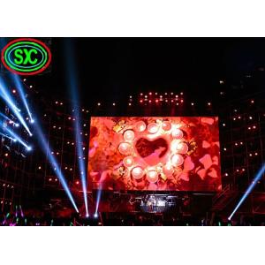 Slim High Resolution Seamless Stage LED Screens For Bar , Nightclub LED DJ