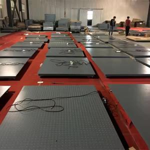 AC/DC Floor Scale With Grey/Yellow Platform 1.5m*1.5m/5000kg Capacity