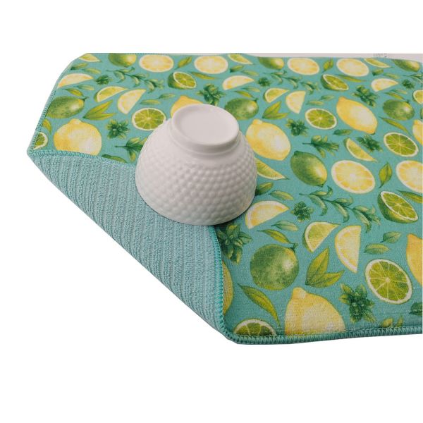 20x15inch Decorative Printing Microfiber Dish Drying Mat