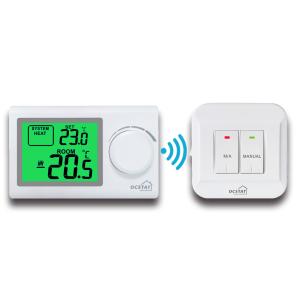 Non Programmable Wireless Heating Thermostat Transmitter / Receiver S2401RF