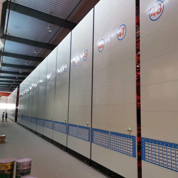 Powder Coated Electric Mobile Pallet Racking System With Loading Capacity