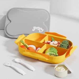 Wholesale PP Material Airtight Plastic Bento Lunch Box for School Durable and Practical from china suppliers