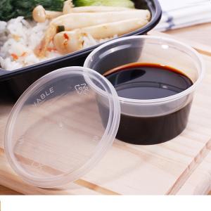 Leakproof, BPA Free 4oz Souffle Cups And Lids Stackable Sauce Cup for Salad
