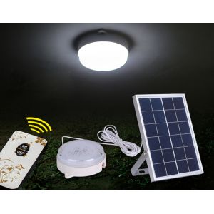 High Brightness Solar Ceiling Light with Motion Sensor for Garage Security