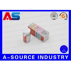 Buy cheap Holographic Metallic Cardboard Moving Boxes Foil Tablet For 50CC Bottles from wholesalers