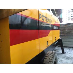 Diesel Trailer Concrete Pump 0.7 - 0.8m3 Hopper Capacity For Customer Requiremen