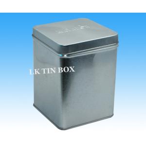 90gram Square Tin Box For Oolong Tea Metal Container Storage