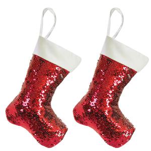 Prosub Sublimation Christmas stocking Custom Printed Logo Sublimate Blank Sequin