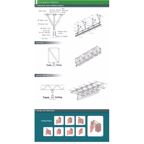 China movable office partitions soundproof wall acoustic partition system