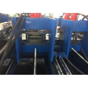 PLC Control System Cable Tray Roll Forming Machine Chain Driven 13m * 1.4m * 1