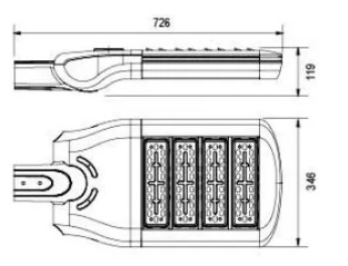 Anti Explosion Outdoor LED Street Lights Zero Pullution