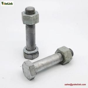 M16 ASTM F3125M Grade A325M Hot Dipped Galvanized Steel Structural Bolt w/A563