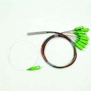 Steel Tube Fiber Optic Splitter 1x8 Type For EPON Ethernet Passive Optical