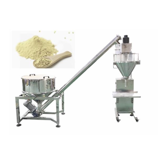 Semi Automatic Flour Packaging Machine , Detergent Powder / Soy Milk Powder