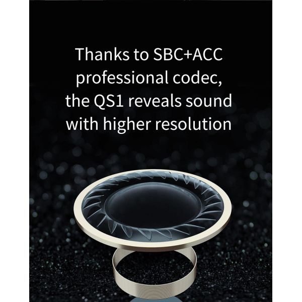 QS1 Tws 5.0 Bluetooth Headphones 3D Stereo Wireless Earphones (with dual microphone)