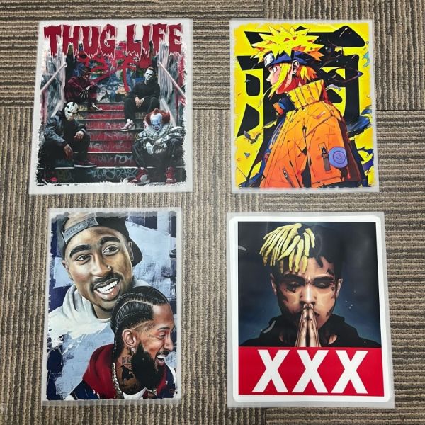 Machine Washable High Stretch Customizable Designs DTF Transfer Heat Transfer Sticker for Apparel