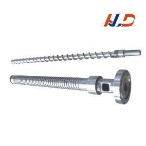 Single Screw Twin Screw Extruder Screw And Barrel , Extruder Machine Parts Screw