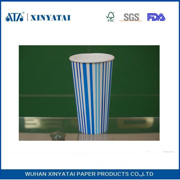 Biodegradable White Disposable Paper Cups with Customized Logo Printing