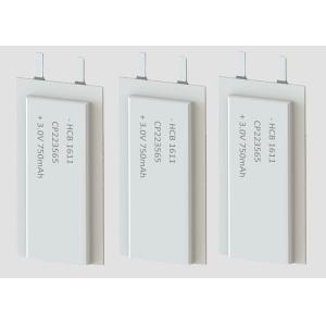 750mAh CP223565 3.0V Manganese Dioxide Lithium Pouch Cell