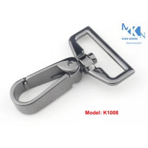 Plating Shiny Silver Metal Snap Hook , Professional Swivel Clasp Hooks