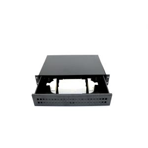 China Rack Mount Splicing Fiber Optic Terminal Box Duplex LC SC on sale