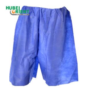 Dark Blue Or White Soft Disposable Medical Use PP/SMS Short trousers long pants