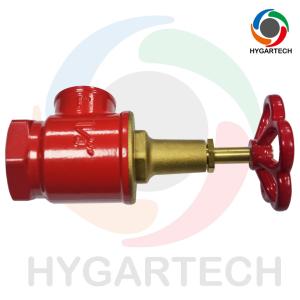Brass Hydraulic Angle Fire Valve For Fire Hose Reel Hydrant And Cabinet With 1¼