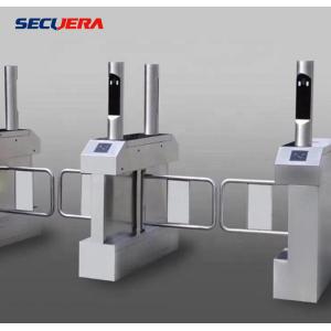 Pedestrian Automatic Sliding Security Entrance Control Swing RFID Turnstile