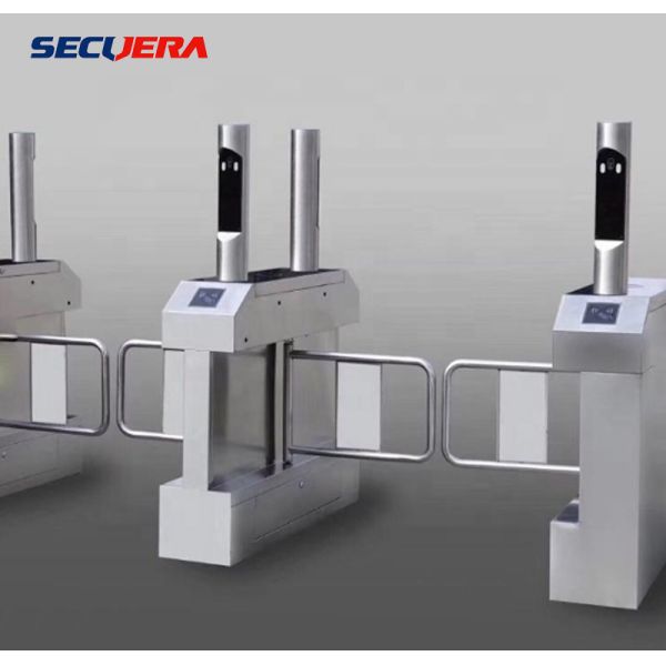 Pedestrian Automatic Sliding Security Entrance Control Swing RFID Turnstile