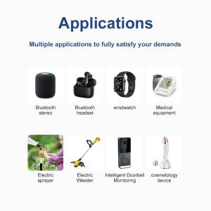 Customized Lithium Ion Polymer Battery Pack 502648P 3.7V 600mAh 2.22Wh For