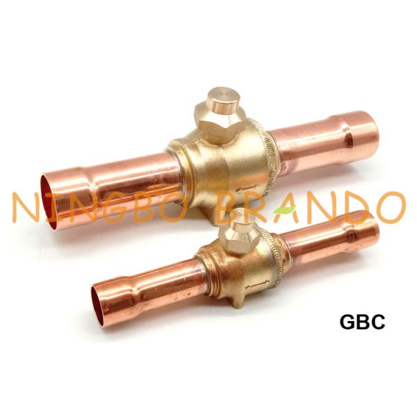 GBC Series Danfoss Type Refrigeration Shut Off Ball Valve 1/4'' to 1 5/8''